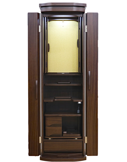 Soka Gakkai Furniture-style Buddhist Altar "Collect" Manually-operated cabinet door Available in 2 colors